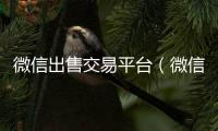 微信出售交易平台（微信出售是真的吗）
