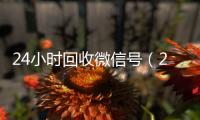 24小时回收微信号（24小时回收微信号怎么弄）